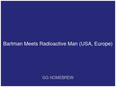 Bartman Meets Radioactive Man