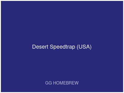 Desert Speedtrap