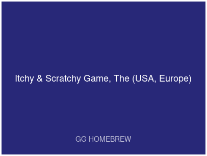 Itchy & Scratchy Game, The