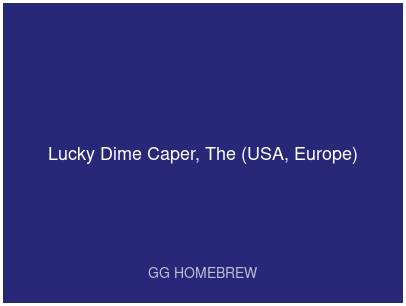 Lucky Dime Caper, The