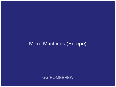 Micro Machines