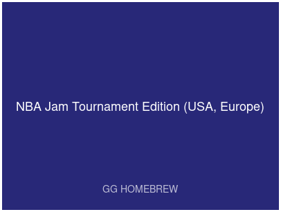 NBA Jam Tournament Edition