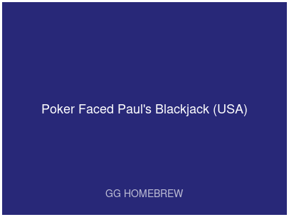 Poker Faced Paul's Blackjack