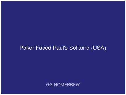 Poker Faced Paul's Solitaire