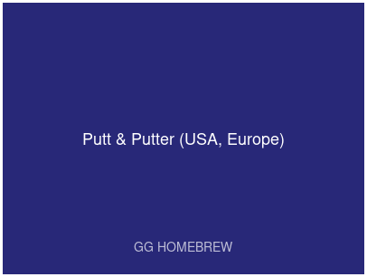 Putt & Putter