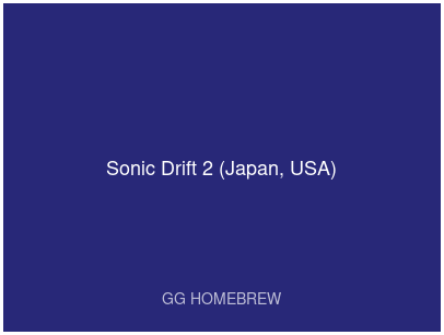 Sonic Drift 2