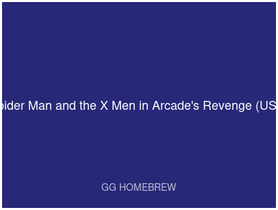 Spider-Man and the X-Men in Arcade's Revenge