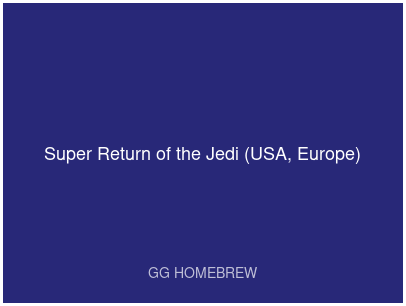 Super Return of the Jedi