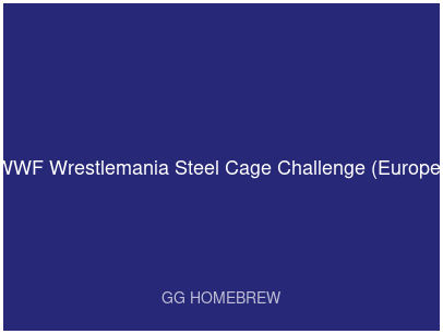 WWF Wrestlemania Steel Cage Challenge