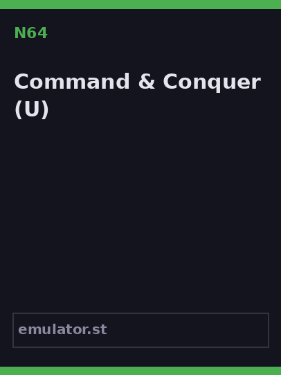 Command & Conquer