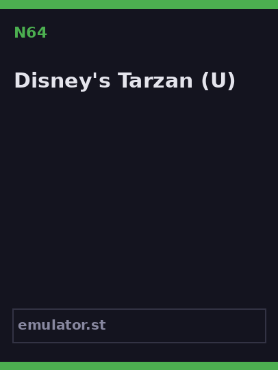 Disney's Tarzan