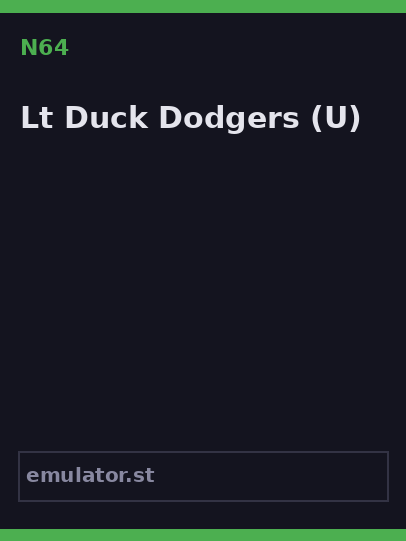 Lt. Duck Dodgers