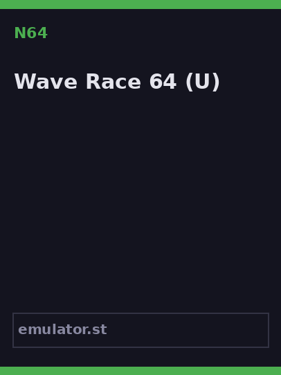 Wave Race 64