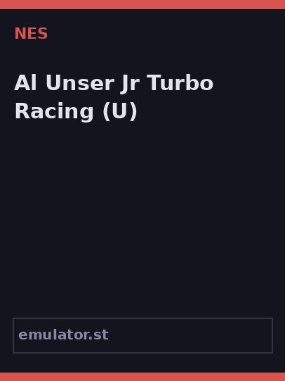 Al Unser Jr. Turbo Racing