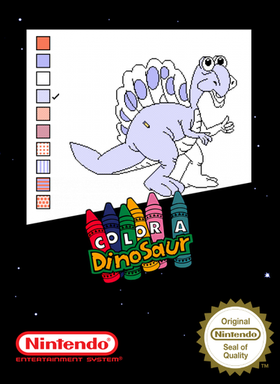 Color A Dinosaur