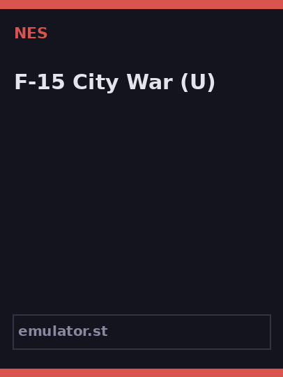 F-15 City Wars