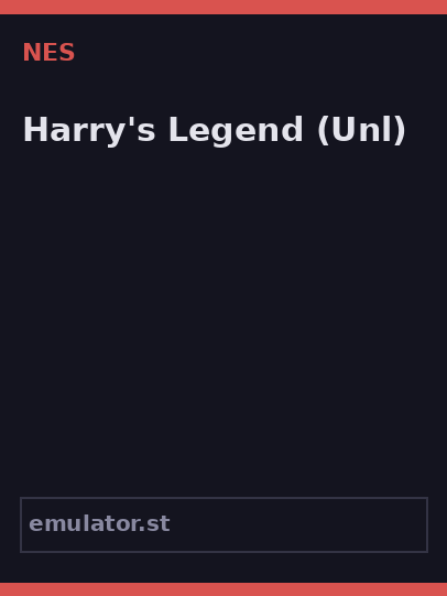 Harry's Legend