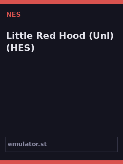 Little Red Hood