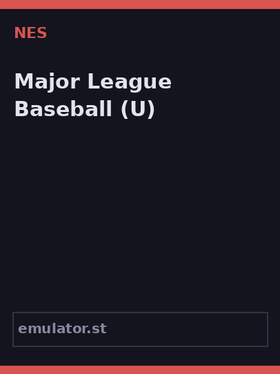 Major League Baseball