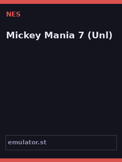 Mickey Mania 7
