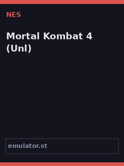 Mortal Kombat 4