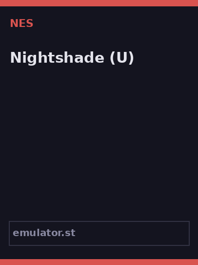 Nightshade
