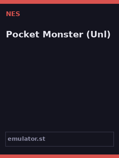 Pocket Monster