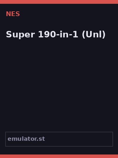 Super 190-in-1