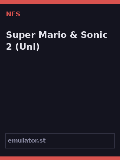 Super Mario & Sonic 2