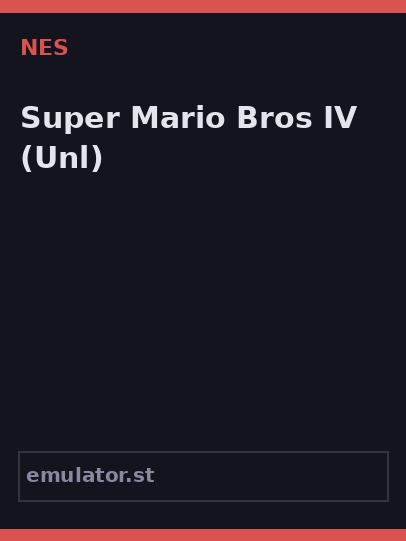 Super Mario Bros IV