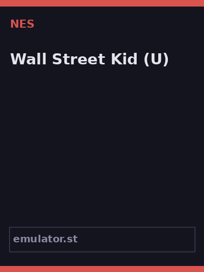 Wall Street Kid