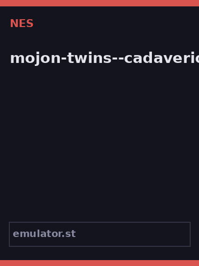mojon-twins--cadaverion