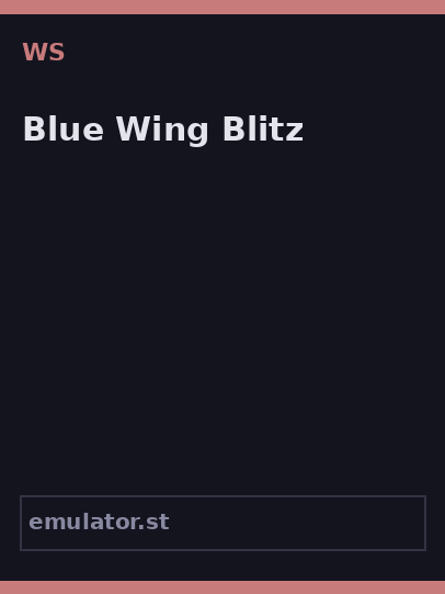 Blue Wing Blitz