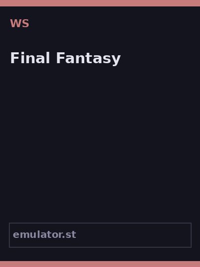 Final Fantasy