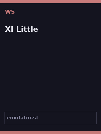 XI Little